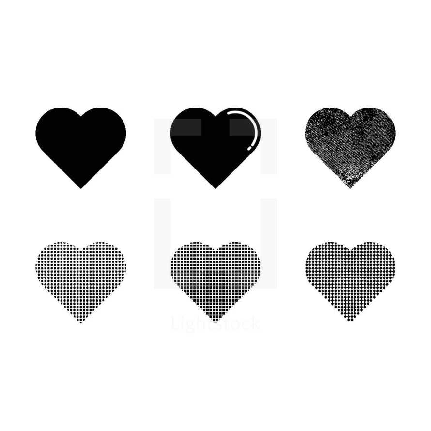 heart icons 