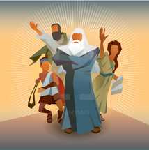 Bible Heroes - Abraham, David, Paul, Deborah