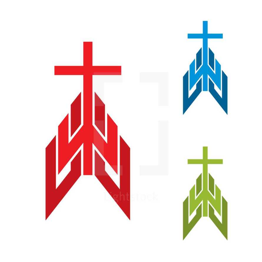 altar cross icon 