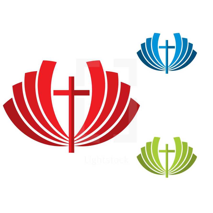 wings and cross logo